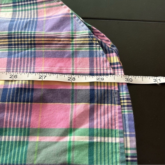 POLO Ralph Lauren Button Down Shirt Men's Classic Fit Blue Pink Plaid Size M - Picture 7 of 7